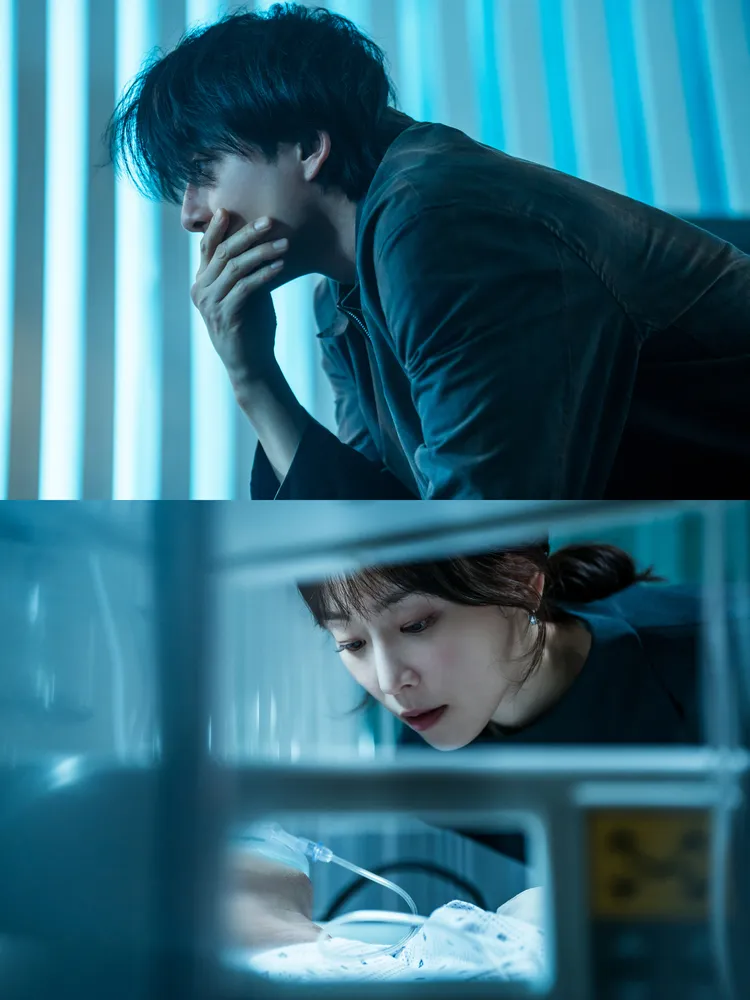 孔劉（上圖）、徐玄振在《一箱情緣》中透過祕密婚姻仲介服務結婚。Netflix提供