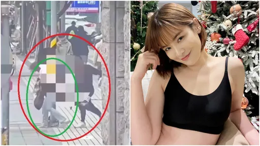 陳沂當街被打43秒影片曝光！ 男揮拳猛踹「以為網婆」　2路人英勇救她