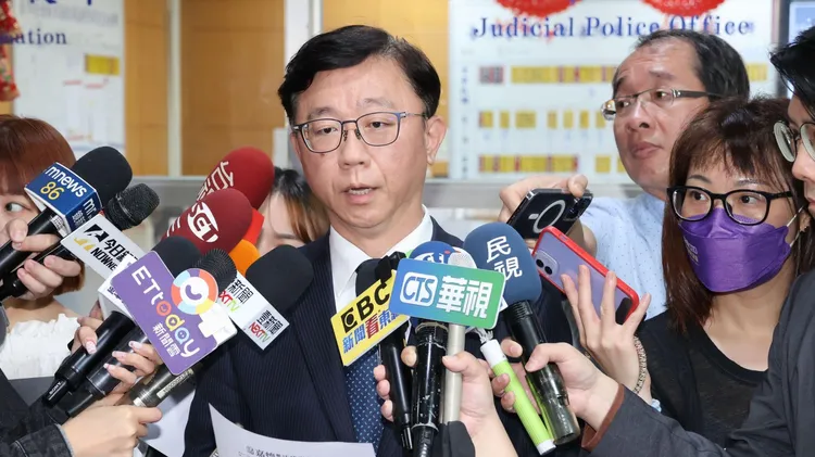 陳時奮的律師。陳彩玲攝