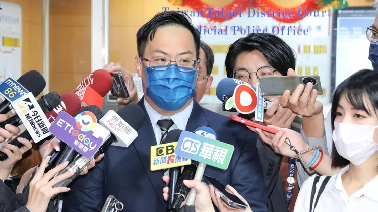 高虹安的律師柯志諄。陳彩玲攝