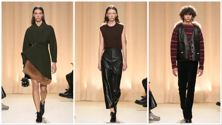 本季以大地綠、咖色調等自然配色與瑞士紅碰撞出反差效果。品牌提供