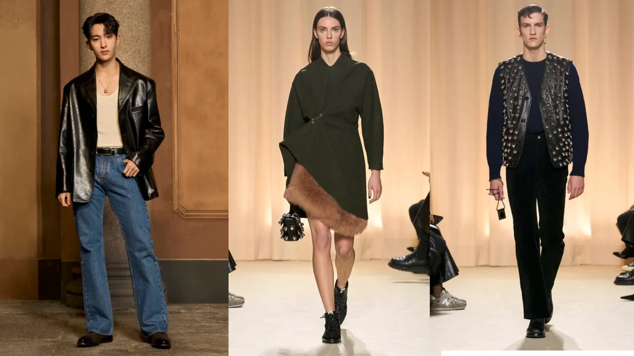 DK李碩珉（左）受邀觀賞以田園風格為主軸的Bally秋冬大秀。品牌提供