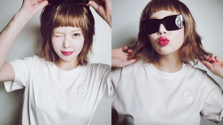 「性感小野馬」泫雅。翻hyunah_aa IG