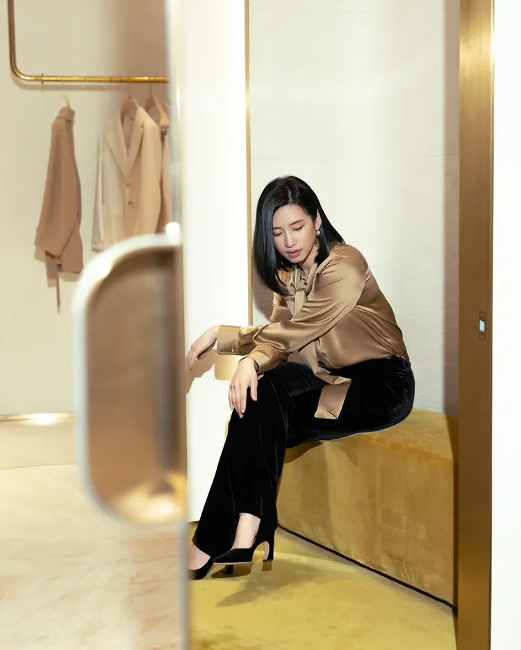 趙岱新選穿Chloé x Atelier Jolie聯名系列。品牌提供