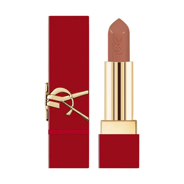 YSL奢華緞面唇膏#NM赤裸謬思，1580元。品牌提供