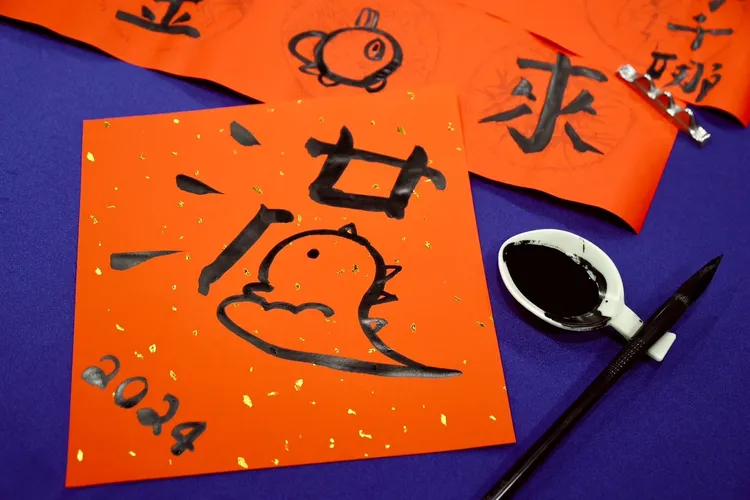 李千娜用心寫下的成品。彭欣偉攝