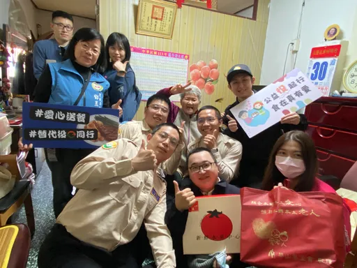 替代役公益大使出任務 攜手華山為獨老送餐