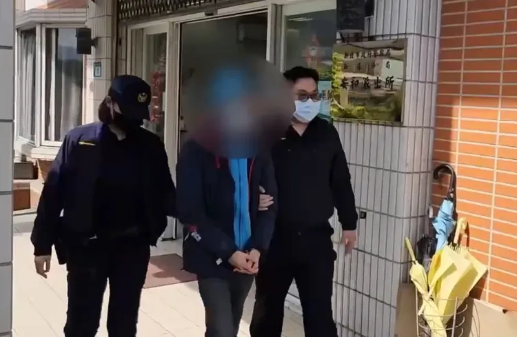 警方將李男移送偵辦。翻攝畫面