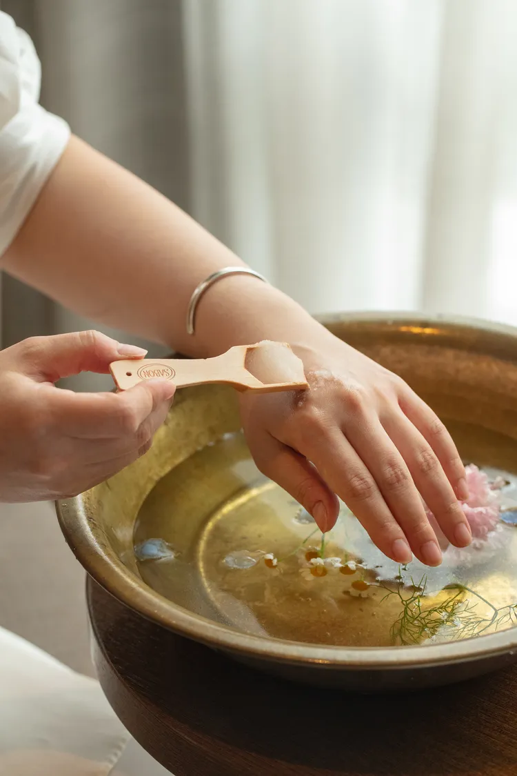 SABON身體磨砂膏還可用於手部護理。品牌提供