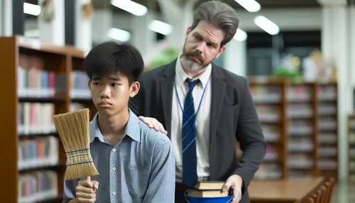 國中少年打掃圖書館遭4度摸下體　崩潰提告館務人員