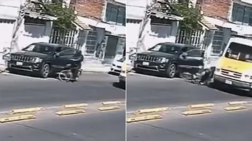 驚悚片｜路邊開車門「殺了一個人」　鐵馬男撞上倒地被公車輾死