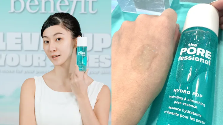 PORE不及待紓緩毛孔保濕晶露，100ml／3040元。左圖品牌提供、右圖張家玲攝
