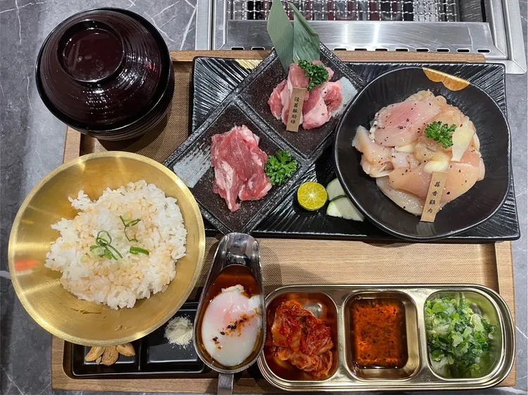 IKIGAI 燒肉專門店主打一人燒肉套餐。記者林則澄攝