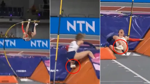 驚悚片|撐竿跳好手下墜時「左腳踝斷了」 她不放棄出征奧運