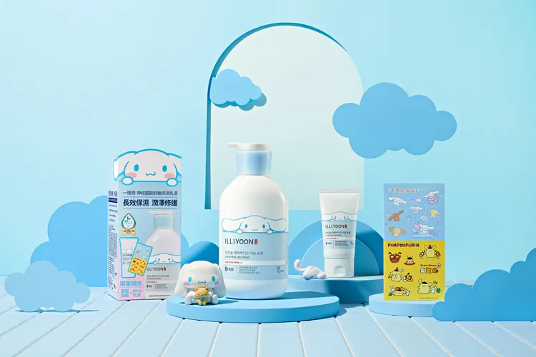 一理潤x三麗鷗神經醯胺舒敏保濕乳液（增量組），600ml+68ml／1099元。品牌提供