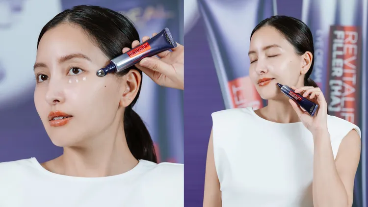 巴黎萊雅冰熨斗可針對細紋加強使用。品牌提供