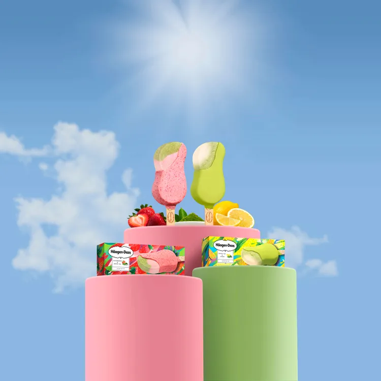 哈根達斯春季雪糕新品即日起於全台各大通路、哈根達斯直營門市、線上官方商店販售。業者提供
