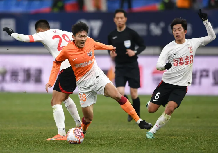 長春亞泰本月上旬對戰青島海牛。新華社