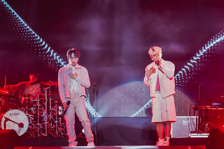 「九澤CP」陳零九、邱鋒澤開唱。寬寬整合行銷提供