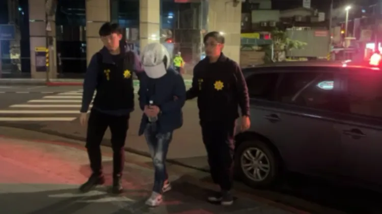 王姓男子落網。翻攝畫面