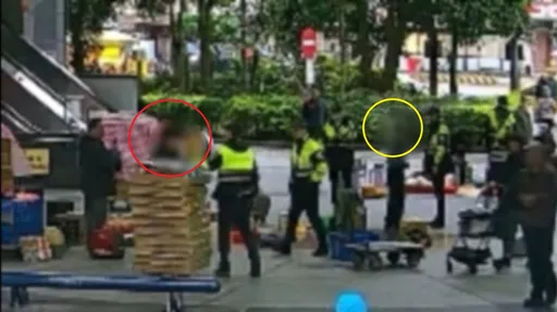 汐止火車站前攤商搶位爆衝突　警到場還裝沒事！監視器曝光都送辦