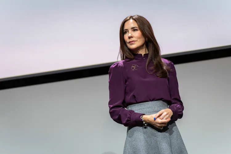 丹麥瑪莉王后2月29日在丹麥首都哥本哈根出席活動。路透社