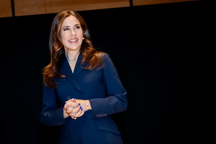 瑪莉衣著品味相當受稱讚，圖為她2月26日出席活動。路透社