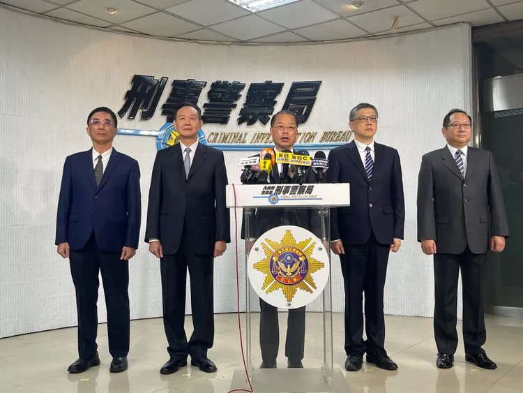 刑事局聯合高檢署執行治平專案65件、查獲嫌犯399人，今天公布掃黑肅槍成果。刑事局提供