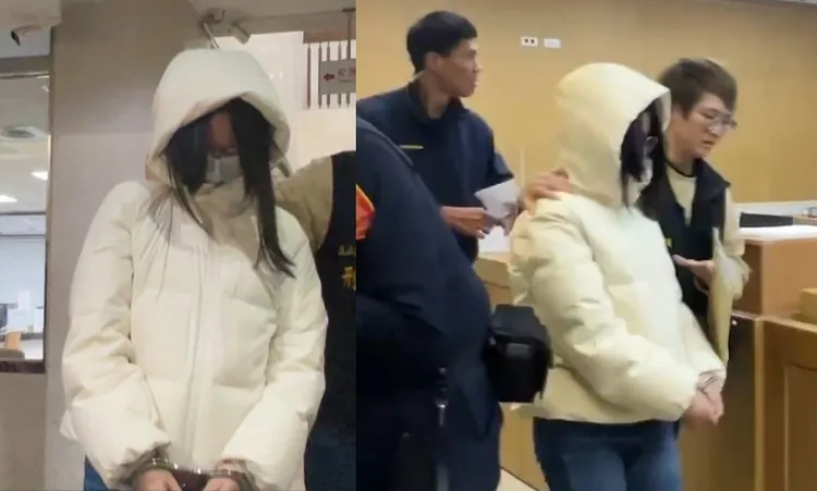 陳姓女社工遭上銬移送地檢署，引發爭議。資料照片