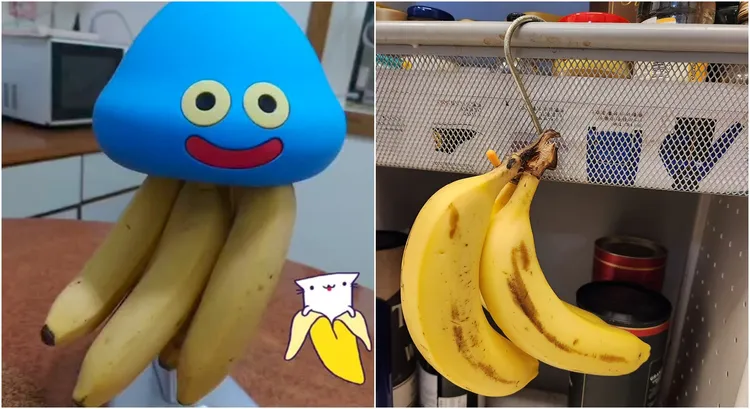 也有人分享自己的特殊香蕉架。翻攝自小廢物俱樂部臉書社團