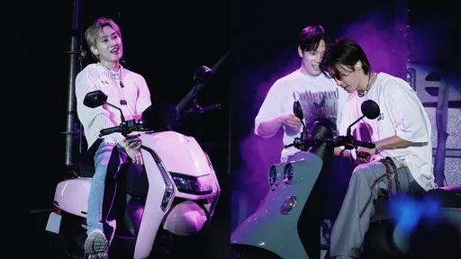 SJ-D&E櫻花季台上「騎摩托車」！東海讚嘆高鐵2食物　銀赫想灌台啤