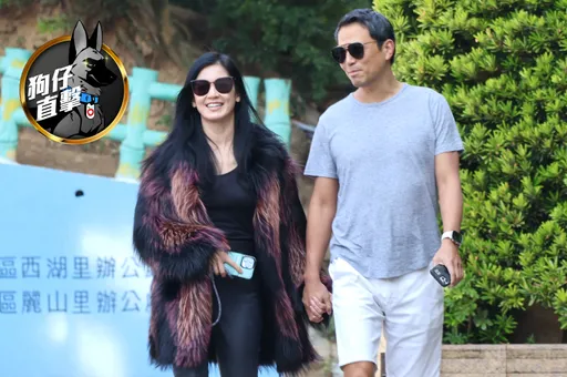 狗仔直擊|林熙蕾穿人工皮草跟老公牽手散步訪友 重現《繁花》林太