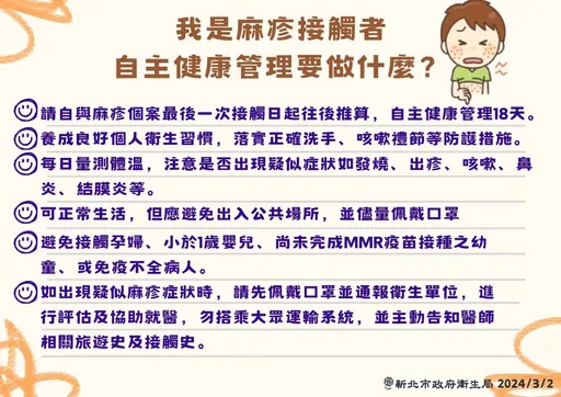 本土麻疹新北市再新增1例　31歲男曾到過中和魚湯店