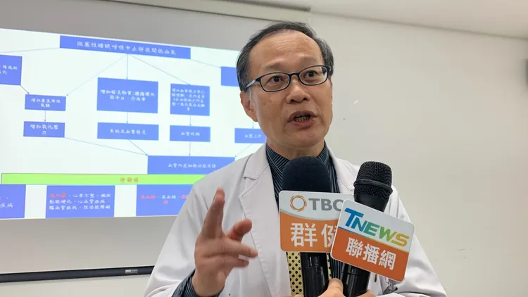 鐘威昇醫師說，根據美國一項研究，阻塞性睡眠呼吸中止症的病人有86-95%沒有被診斷出。部立台中醫院提供