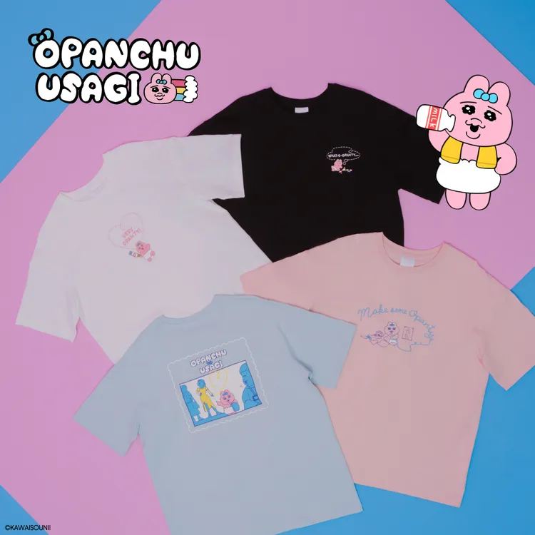 女裝印花T恤，各490元。品牌提供