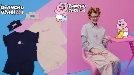 Opanchu Usagi「内裤兔」跑进GU睡衣里！　超Q联名下周开卖