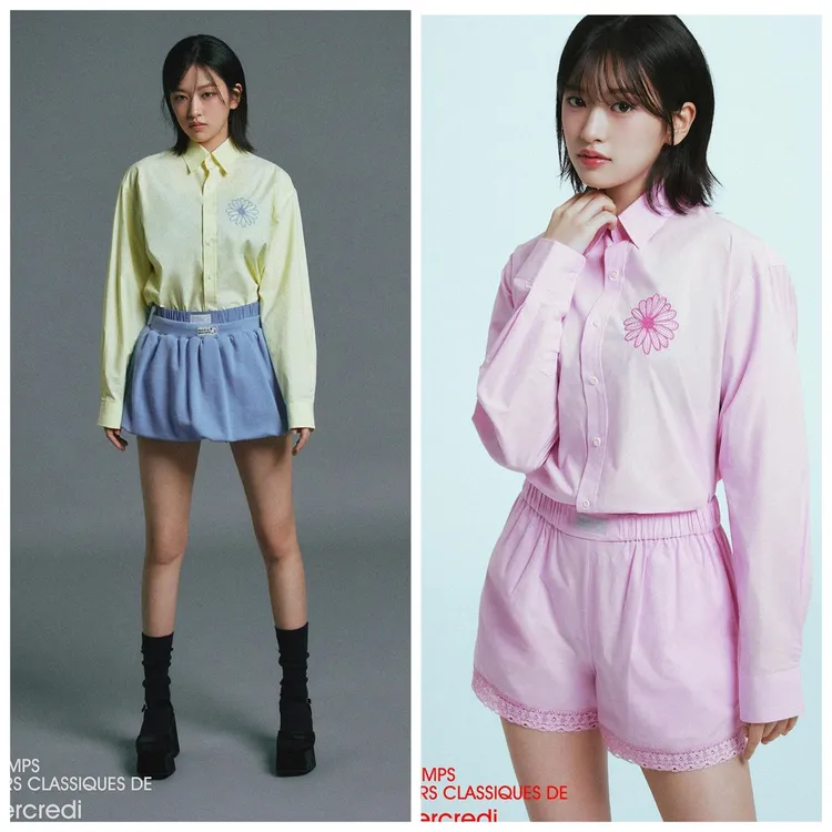 甜美笑容以及高挑身材形成反差魅力。品牌提供