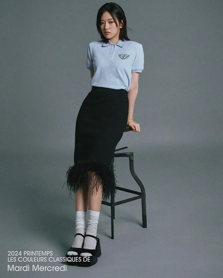 安兪真成為Mardi Mercredi品牌全球代言人。品牌提供