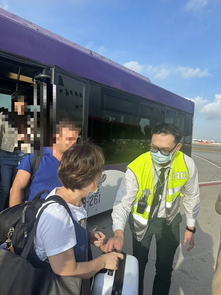 終於可回台。投訴人提供