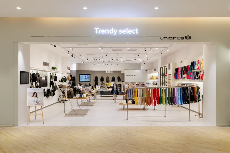 uniarts位在台中LaLaport的店面。品牌提供