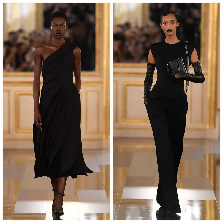 以銳利地廓形勾勒出身體輪廓。品牌提供