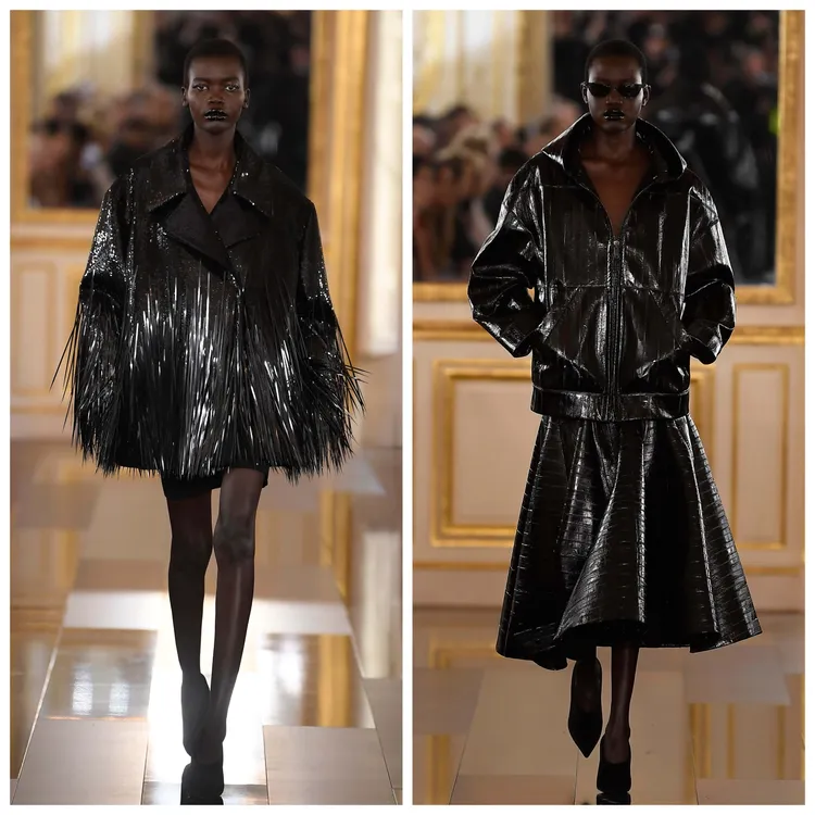 2024秋冬大秀全新定義「Valentino黑」。品牌提供