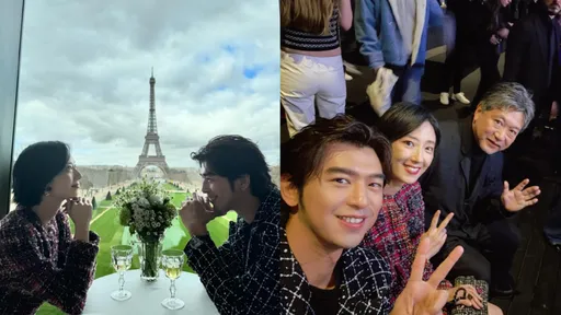 巴黎時裝周｜桂綸鎂、陳柏霖巴黎「談戀愛」　香奈兒秀場揪是枝裕和玩自拍