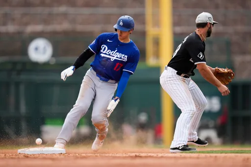 大谷翔平跑起來！隊友和教頭都開綠燈　3年來首度在熱身賽盜壘成功　