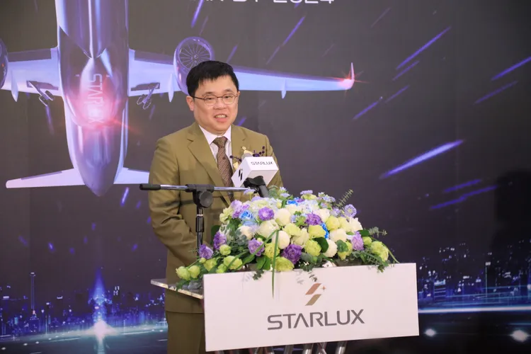 星宇董事長張國煒認為，台中機場應該發展成桃園機場第二個備用機場。市府提供