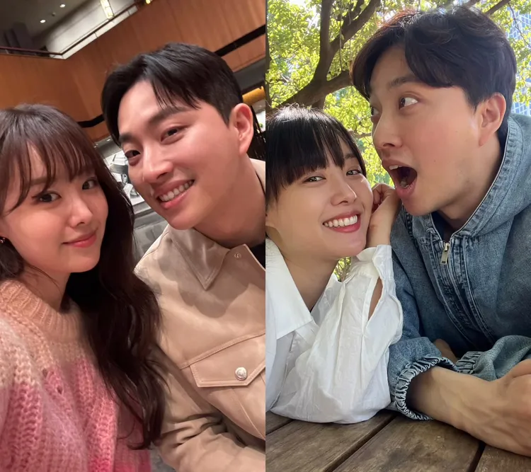 宋枝恩不在意外人的視線，被樂觀的朴偉吸引。翻攝宋枝恩IG