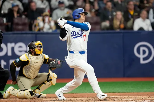 沒被水原一平影響！大谷翔平首打席就敲安　103億山本由伸1局狂丟5分 
