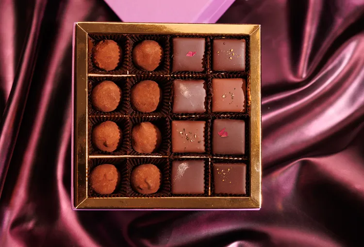 冠軍軟糖巧克力&金牌松露禮盒。Q sweet提供