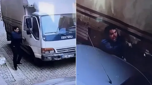 驚悚片｜忘拉手煞撲救失敗　司機變「慘嚎陀螺」遭兩車夾擊