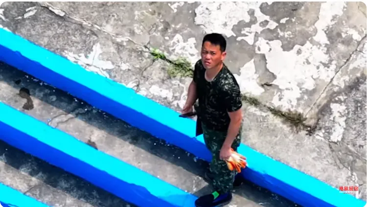 金防部籲中國有關部門管制空拍挑釁舉措。截自YT／研究星星二十年